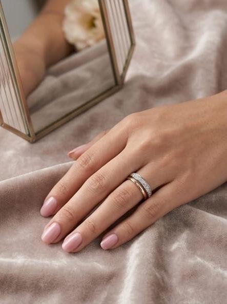 Classic Sterling Silver Eternity Band - Minimalist Everyday Wear